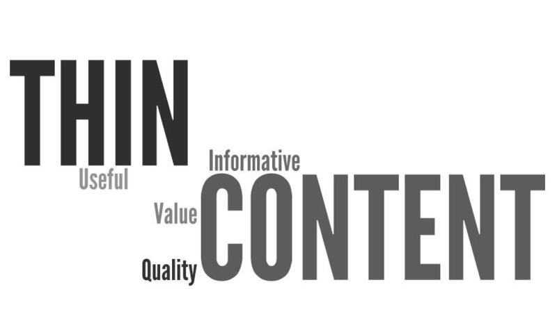 định nghĩa của thin content