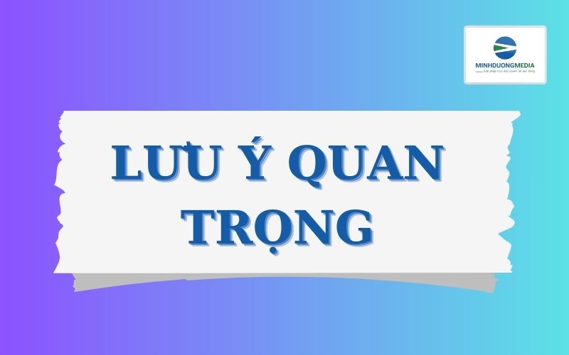 Những lưu ý quan trọng khi thêm thẻ vào tài khoản quảng cáo