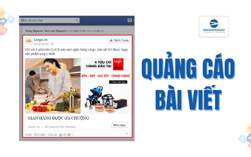 Quảng cáo bài viết