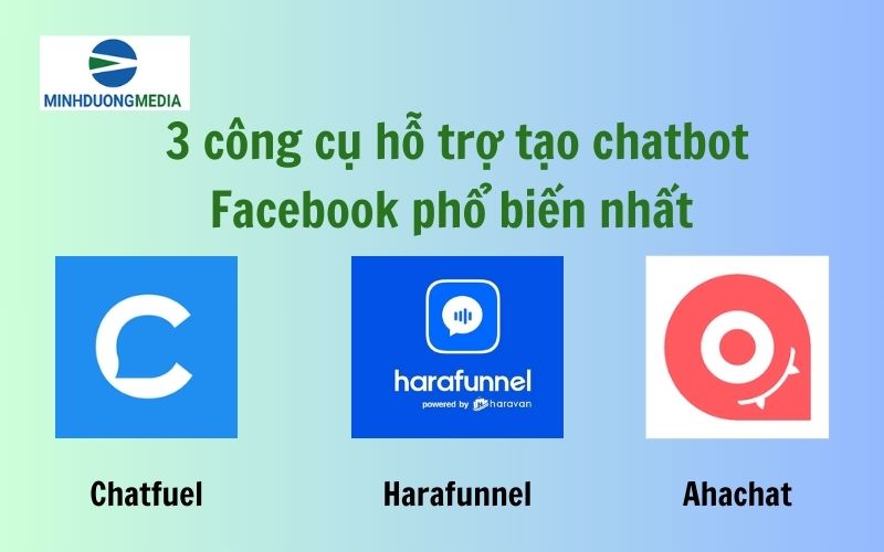 3 công cụ tạo Chatbot Facebook 