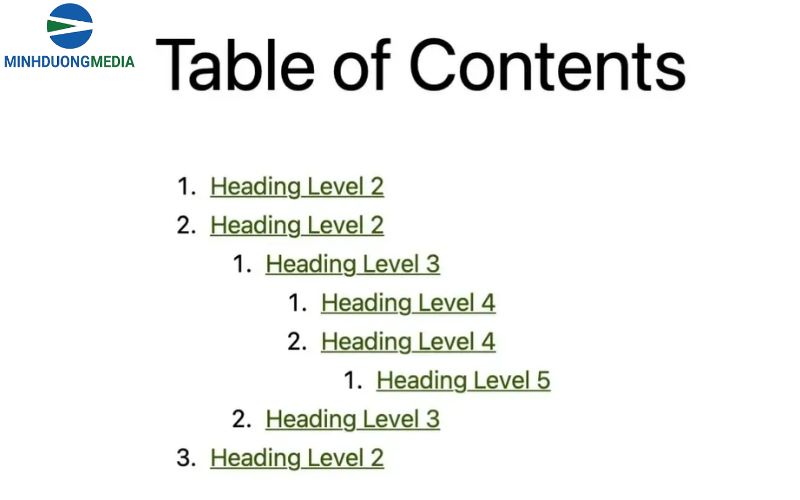 Table of Content là gì