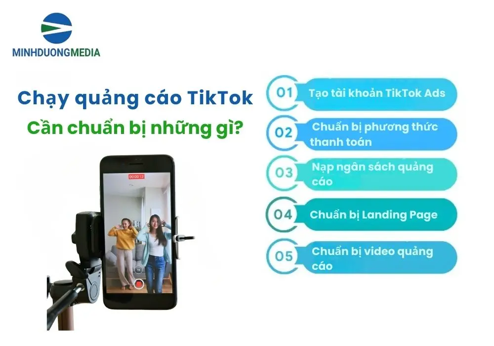 Muốn chạy quảng cáo TikTok cần chuẩn bị những gì